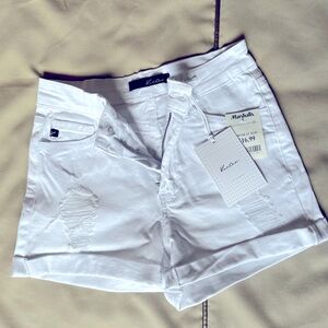 Women’s Kan Can White Shorts (NWT) Size 3/25
